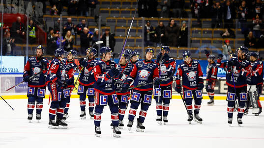 Linköpings spelare jublar