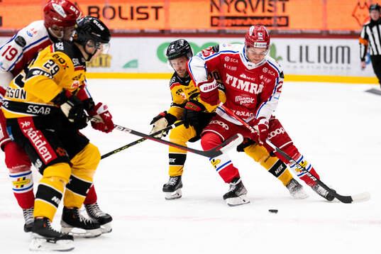 Timrås Noel Edfeldt och Luleås Einar Emanuelsson
