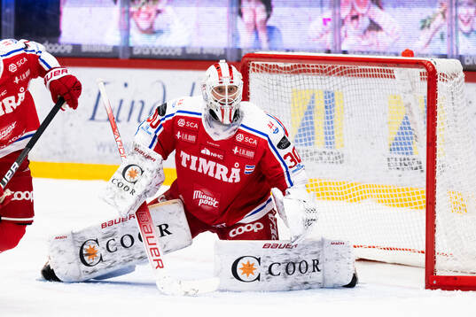 Timrås målvakt Jacob Johansson