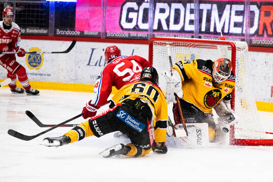 Timrås Jonathan Dahlén och Luleås Julius Honka och