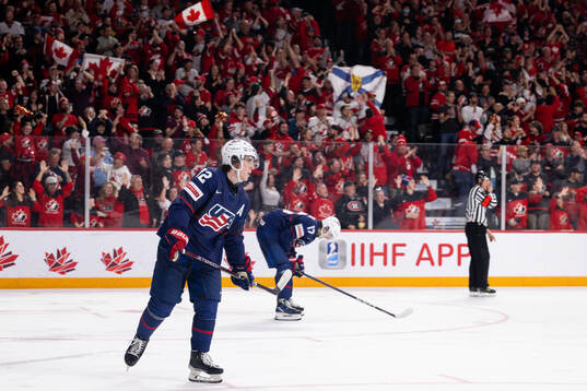 Sean Behrens of USA looks dejected