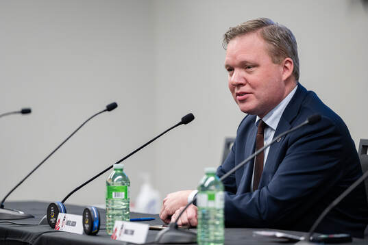Anders Larsson, president of the Swedish Ice Hockey