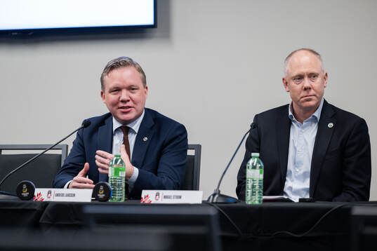 Anders Larsson, president of the Swedish Ice Hockey