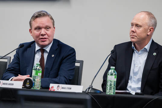 Anders Larsson, president of the Swedish Ice Hockey
