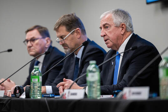 Luc Tardif, President of the International Ice Hockey