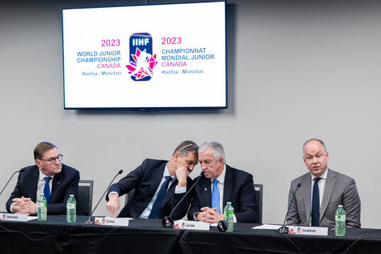Petr Briza and Luc Tardif, President of the International