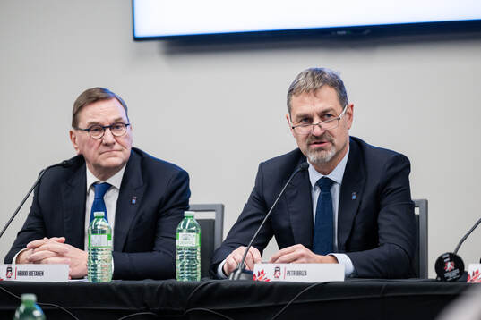 Keikki Hietanen and Petr Briza