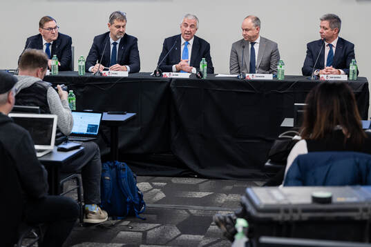 Keikki Hietanen, Petr Briza Luc Tardif, President of the