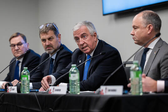 Luc Tardif, President of the International Ice Hockey