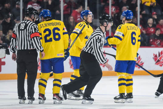 Fabian Lysell of Sweden looks dejected