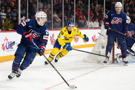 Lane Hutson of USA