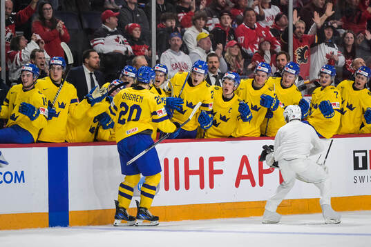 Liam Öhgren of Sweden celebrates