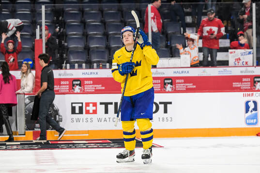 Victor Stjernborg of Sweden looks dejected