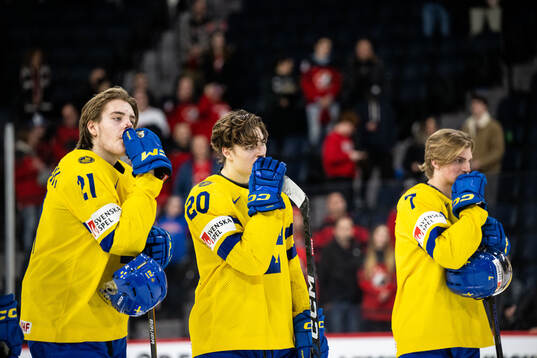 Bläddra bland fler bilder av 2023 IIHF World Junior Championship, Day 11, Bronze Medal Game, USA - Sweden