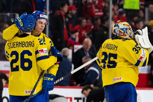 Victor Stjernborg and Oskar Pettersson of Sweden look