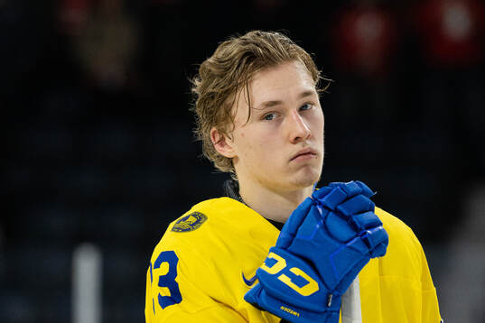 William Strömgren of Sweden looks dejected