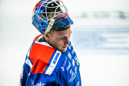 Oskarshamns målvakt Emil Kruse
