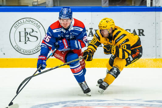 Oskarshamns Lukas Pilö och Skellefteås Andreas Wingerli