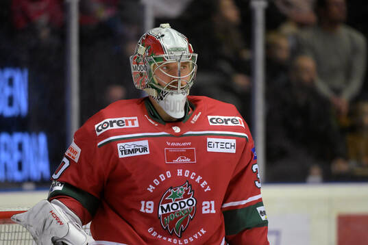 Modos målvakt Krister Gudlevskis