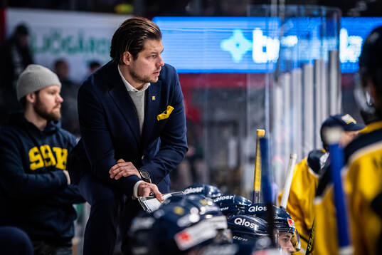 Södertäljes assisterande tränare Mattias Zackrisson