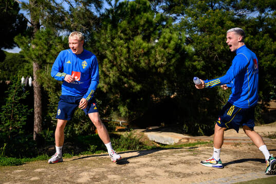 André Boman and Jacob Ondrejka of the Swedish men's