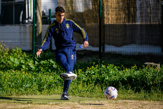 Yasin Ayari of the Swedish men's football national team