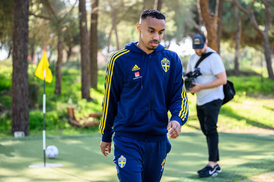 Bilal Hussein of the Swedish men's football national team