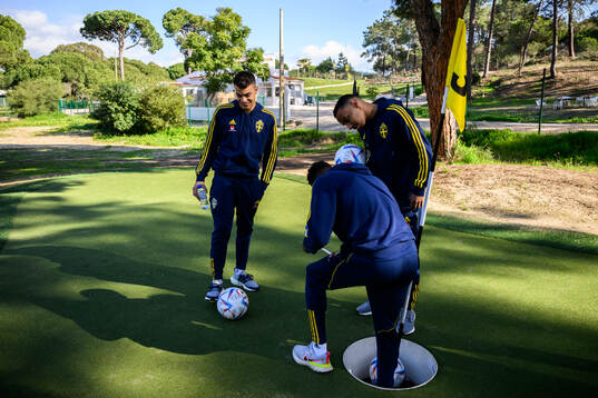 Yasin Ayari, Bilal Hussein and Josafat Mendes of the