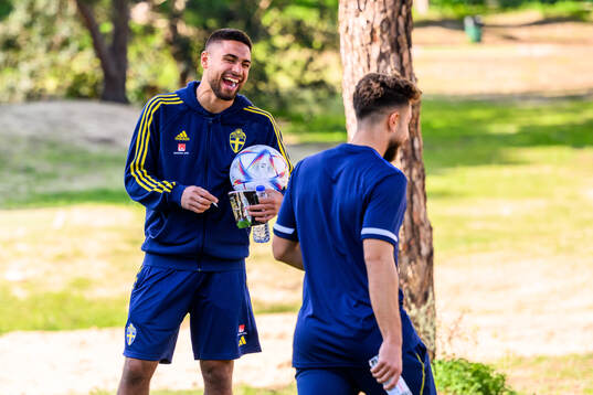 Omar Faraj and Moustafa Zeidan of the Swedish men's