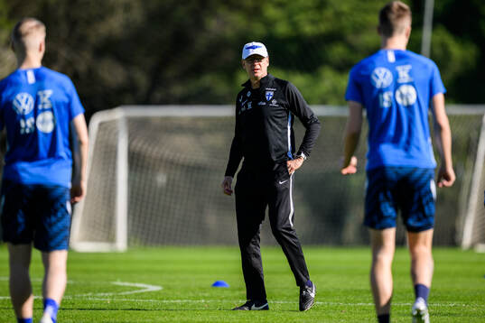 head coach Markku Kanerva of the Finnish men's national