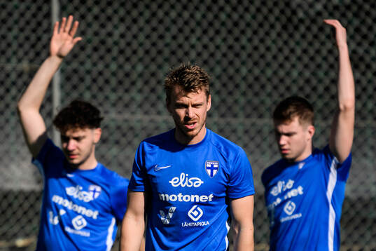 Rasmus Schüller of the Finnish men's national team at a