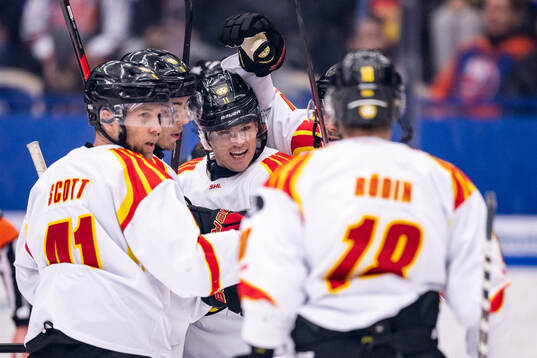 Brynäs Kevin Roy jublar