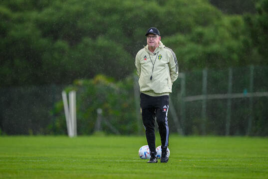 head coach Janne Andersson of the Swedish men's football