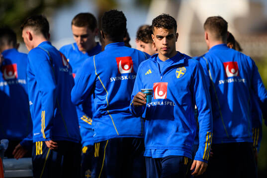 Yasin Ayari of the Swedish men's football national team at