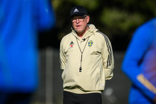 head coach Janne Andersson of the Swedish men's football