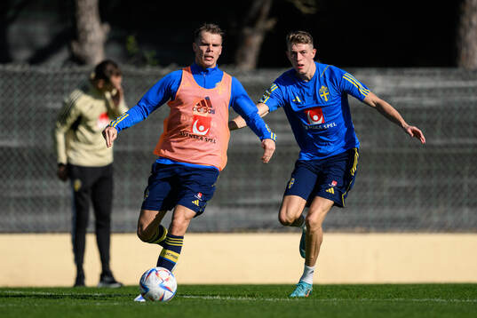 Elias Andersson and Alexander Bernhardsson of the Swedish