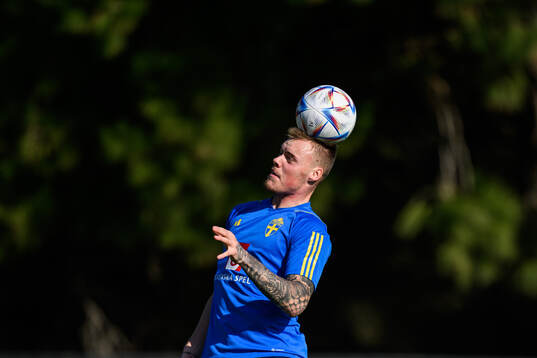 Victor Eriksson of the Swedish men's football national team