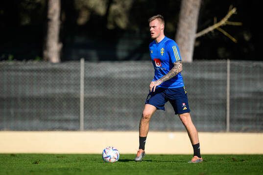 Victor Eriksson of the Swedish men's football national team