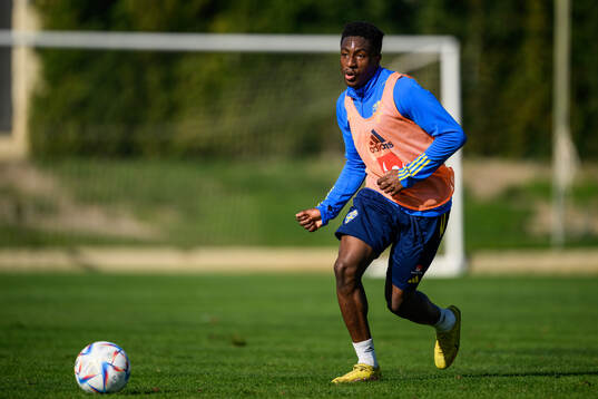 Josafat Mendes of the Swedish men's football national team