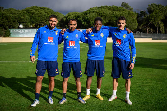 Omar Faraj, Bilal Hussein, Josafat Mendes and Yasin Ayari