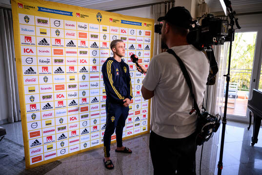 Jacob Ondrejka of the Swedish men's football national team