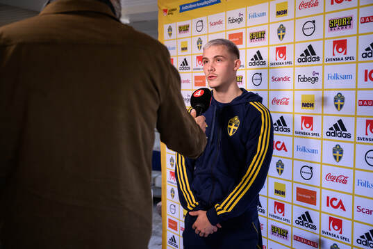 Jacob Ondrejka of the Swedish men's football national team
