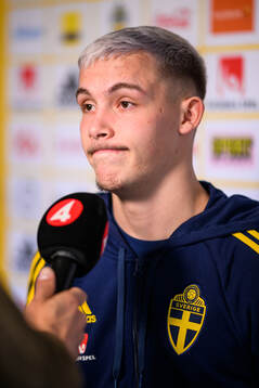 Jacob Ondrejka of the Swedish men's football national team