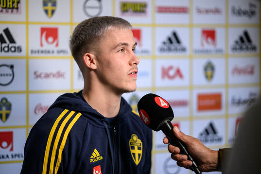 Jacob Ondrejka of the Swedish men's football national team