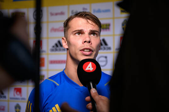 Elias Andersson of the Swedish men's football national team
