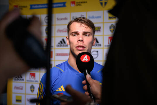 Elias Andersson of the Swedish men's football national team