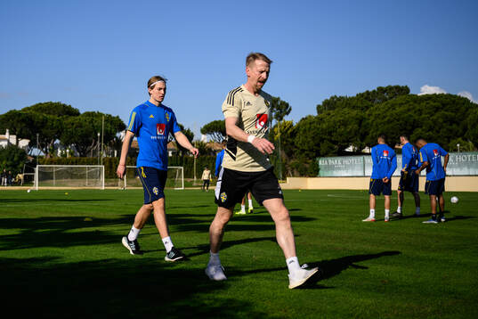 Johan Bångsbo of the Swedish men's football national team