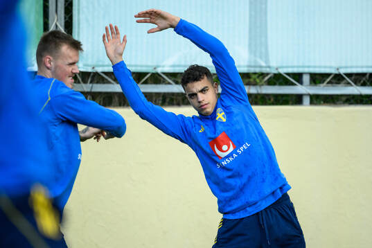 Yasin Ayari of the Swedish men's football national team at