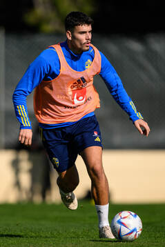 Edvin Kurtulus of the Swedish men's football national team