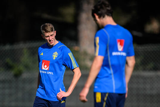 Alexander Bernhardsson of the Swedish men's football